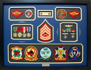 US Navy Chief Warrant Officer Select Shadow Box Display