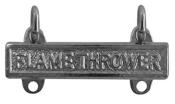 Army Qualification Bar: Flamethrower - mirror finish