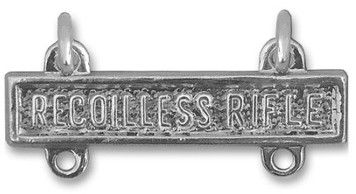 Army Qualification Bar: Recoilless Rifle - mirror finish
