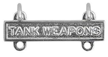 Army Qualification Bar: Tank Weapons - mirror finish