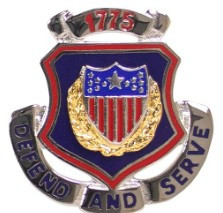 Army Corps Crest: Adjutant General - Defend and Serve 1775- each
