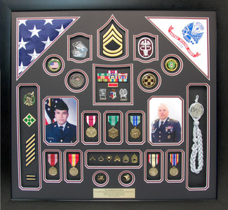 Army 20 years of Service Display Shadow Box
