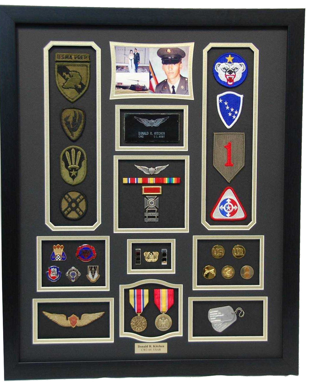 CW2 Army Display Shadow Box - Military Memories and More