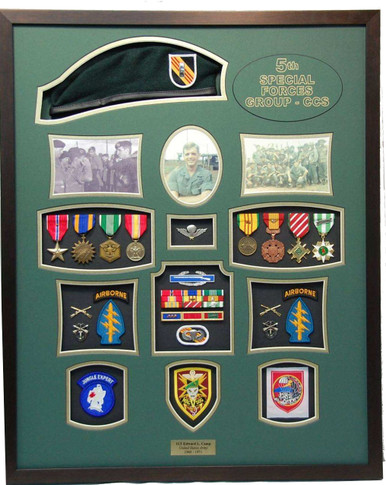 United States Army 5th Special Forces Shadow Box Display - Military ...