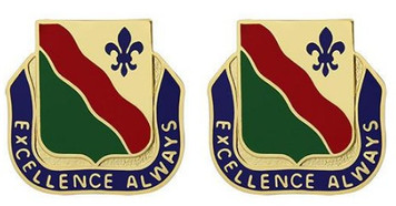 Army Crest: 787th Military Police Battalion - Excellence Always- pair