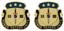 Army Crest: Special Troops Battalion Eighth Army - Honor Defend Unite- pair
