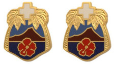 Army Crest: Tripler General Hospital- pair