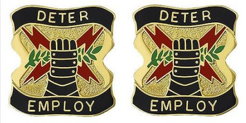 Army Crest: US Army Element US Strategic Command - Deter Employ- pair
