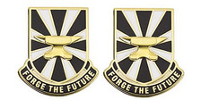 Army Crest: US Army Futures Command - Motto: Forge The Future – pair