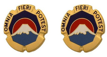 Army Crest: USA Japan Command - Omnia Fieri Potest- pair