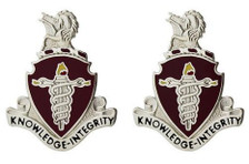 Army Crest: Veterinary Service - Knowledge Integrity- pair