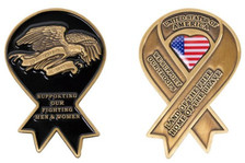 Coin: Yellow Ribbon Support Our Troops