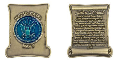 Coin: Navy Sailor's Creed