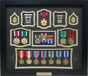 USMC Legion of Merit Shadow Box Display