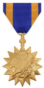 Full Size Medal: Air Medal - 24k Gold Plated