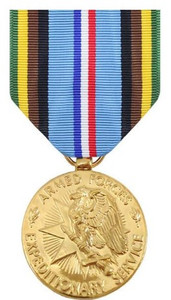 Full Size Medal: Armed Forces Expeditionary - 24k Gold Plated