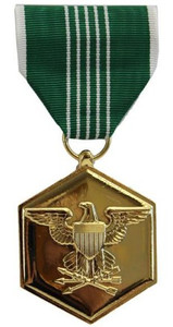 Full Size Medal: Army Commendation - 24k Gold Plated
