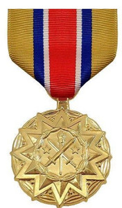 Full Size Medal: Army NATIONAL GUARD Reserve Component Achievement - 24k Gold Plated