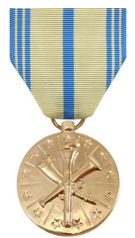 Full Size Medal: Coast Guard Armed Forces Reserve - 24k Gold Plated