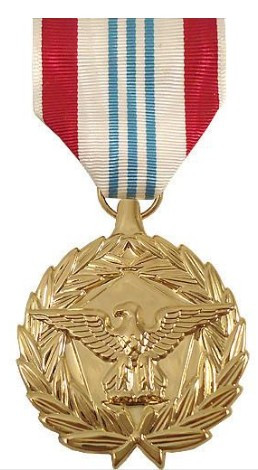 Full Size Medal: Defense Meritorious Service - 24k Gold Plated