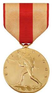 Full Size Medal: Marine Corps Expeditionary - 24k Gold Plated