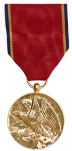 Full Size Medal: Navy Reserve - 24k Gold Plated