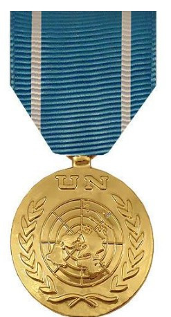 Full Size Medal: United Nations Observer - 24k Gold Plated