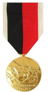 Full Size Medal: WWII Occupation Marine Corps - 24k Gold Plated