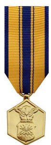 Air Force Commendation Miniature Medal- 24k Gold Plated