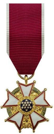Legion Of Merit Miniature Medal- 24k Gold Plated