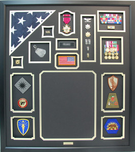 Legion of Merit Retirement Shadow Box Display
