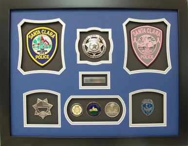 Santa Clara Police Retirement Display