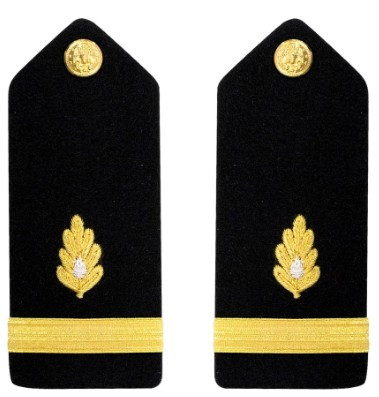 Navy Ensign Hard Shoulder Board- Medical Corps