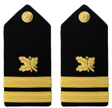Navy Lieutenant Hard Shoulder Board- Supply Corps – female