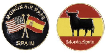 Moron Air Base, Moron Spain Coin