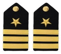 Navy Commander Hard Shoulder Board- Line