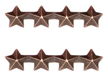 Ribbon Attachment 3/16” Four Star Bronze - pair