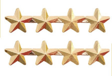 Ribbon Attachment 5/16” Four Star Gold - pair   