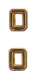 Ribbon Attachments Number 0 – gold - pair