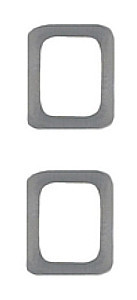 Miniature Medal Attachment Letter O – silver – pair