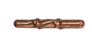 Miniature Medal Attachment Knot – 2 - bronze – each