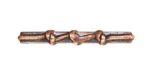 Miniature Medal Attachment Knot – 3 - bronze – each