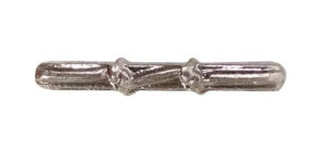 Miniature Medal Attachment Knot – 2 – silver – each