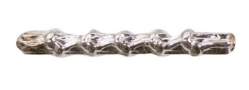 Miniature Medal Attachment Knot – 5 – silver – each