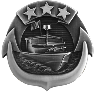 Navy Badge: Small Craft Enlisted - regulation size