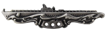 Navy Badge: Submarine Combat Patrol - regulation size