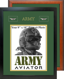 12" x 15" Army Breast Badge Portrait Photo Frame