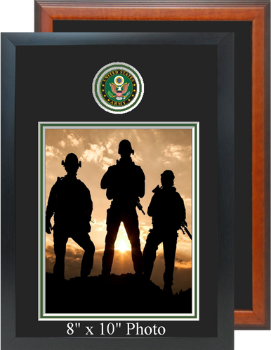 11" x 16" Army Photo Frame w/ Top Seal