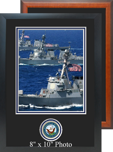 11" x 16" Navy Photo Frame w/ Bottom Seal