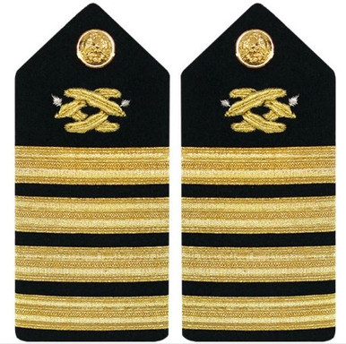 Navy Captain Hard Shoulder Board- Civil Engineer
